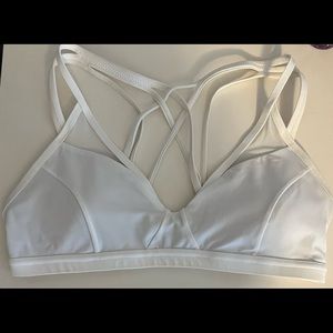 White Lululemon Bralette size 8